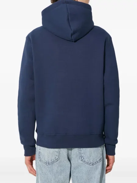 Hanorac cu glugă Alpha Industries cu imagine albastru