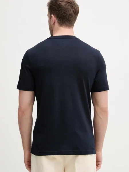 T-shirt o kroju regular fit z czystej bawełny Tommy Hilfiger