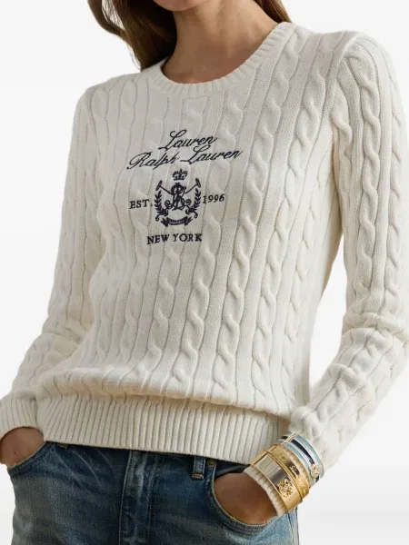 Pulover Lauren Ralph Lauren alb