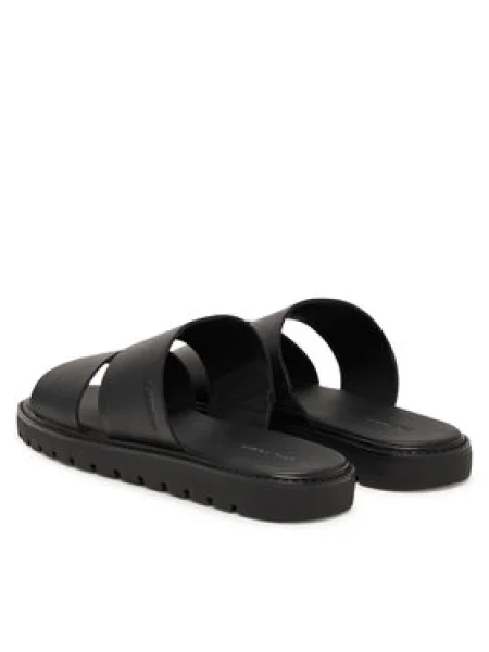 Calvin Klein Papucs Sq Molded Sandal Db Lth fekete