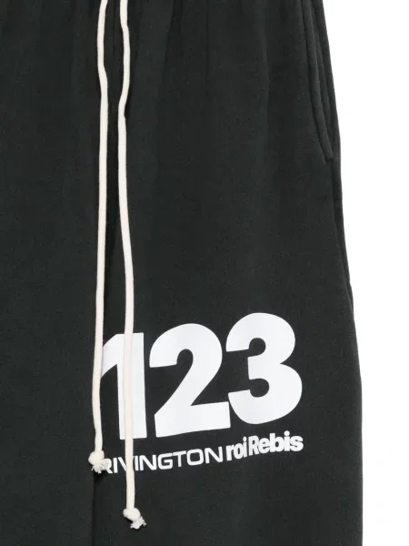 Pantaloni Rrr123 cu imagine negru