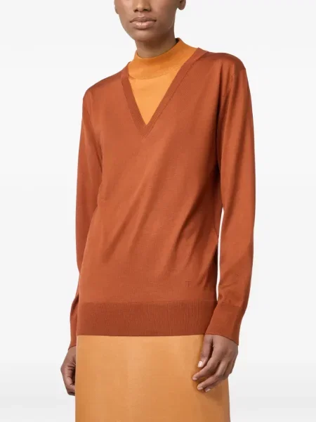 Lung top Tod's portocaliu