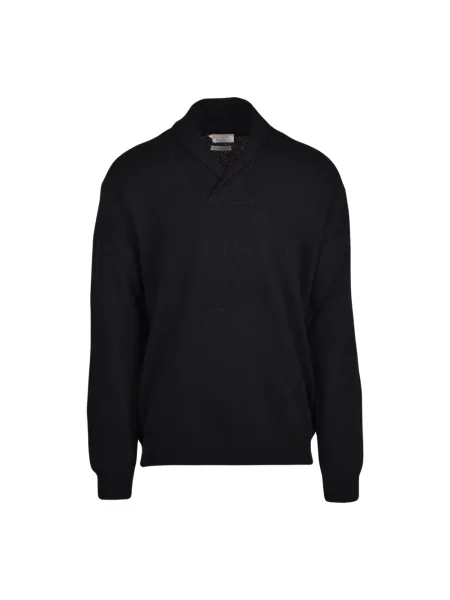 Sweter Wool & Co wełniany czarny