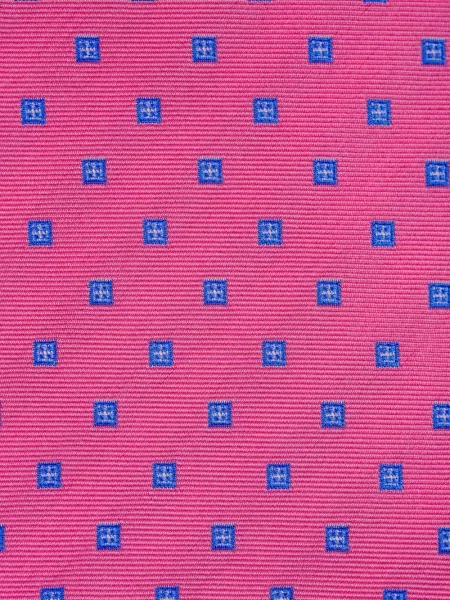 Cravată Kiton cu imprimeu geometric roz