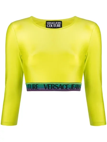 Top Versace Jeans Couture verde
