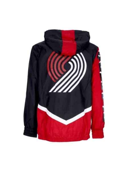 Kurtka narciarska Mitchell & Ness z logo czarna