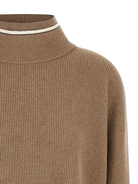 Pulover Brunello Cucinelli maro