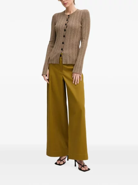Pantaloni Sisley maro