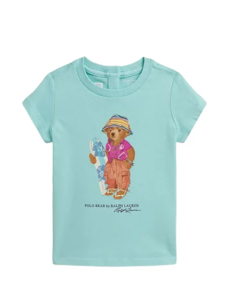 Koszulka polo dziecięca Polo Ralph Lauren niebieska