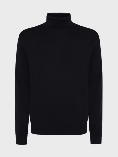 Вовняна водолазка Pierre Cardin для гольфу чорна