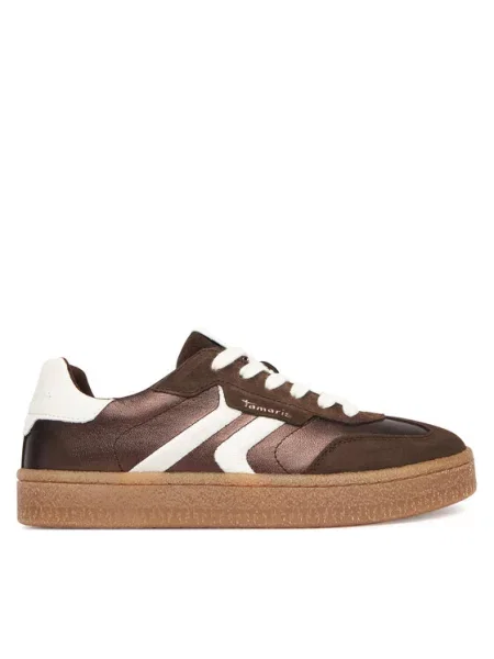 Sneakersy Tamaris hnědé