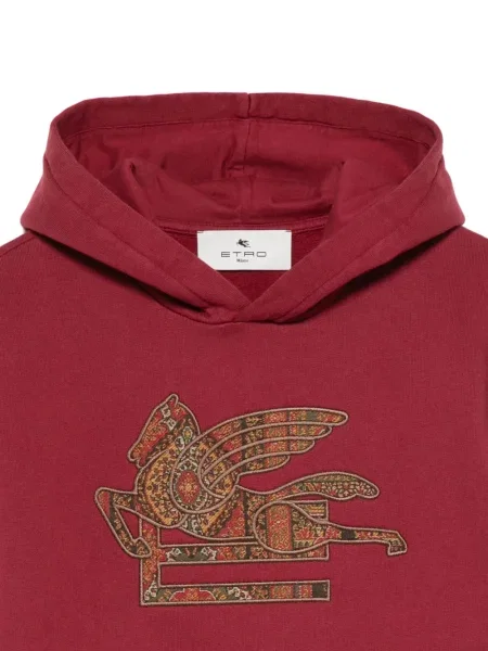 Bluza z kapturem dziecięca Etro czerwona