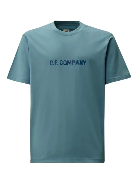 Tricou C.p. Company cu imagine albastru