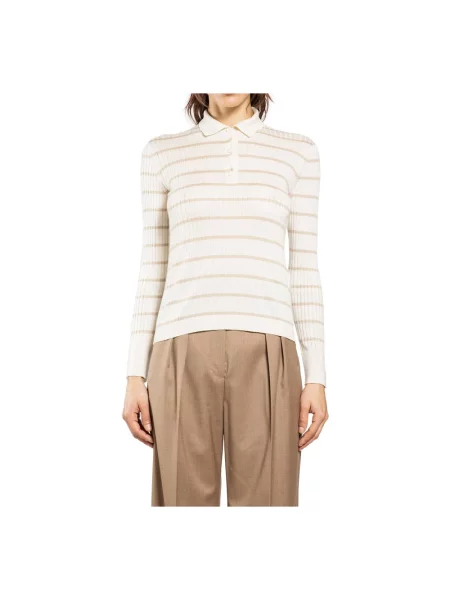 Sweter Max Mara z kaszmiru biały