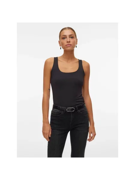 Vero Moda Топ Million Regular Fit чорний