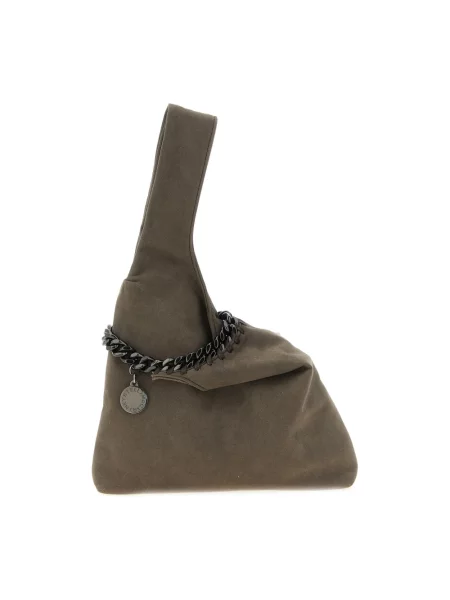 Portfel Stella Mccartney skórzany szary
