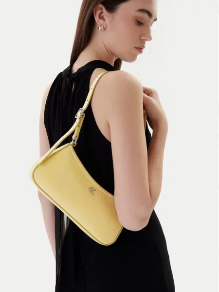 Calvin Klein Rankinė Ck Small Shoulder Bag Smėlio geltona