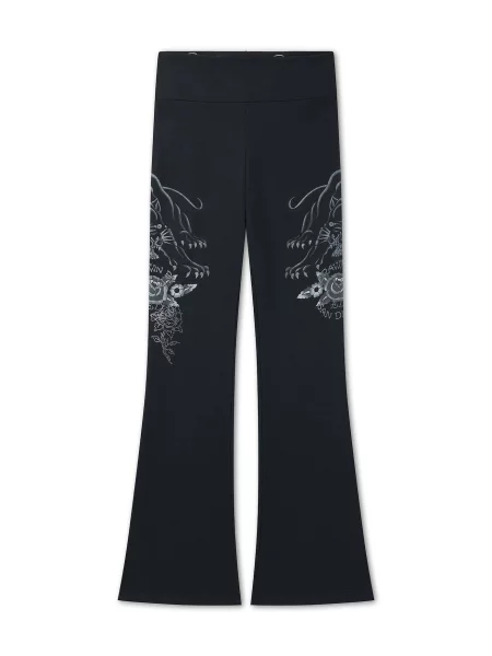 Ed Hardy Pantaloni negru alb