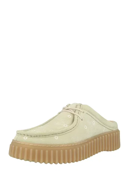 CLARKS Saboți Torhill mentă / pastel verde