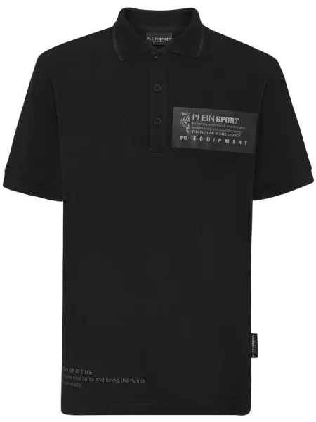 Polo Plein Sport cu imagine negru