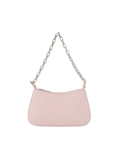 Torebka Alexander Mcqueen skórzana różowa