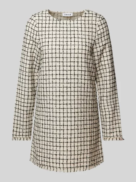 Sukienka mini z frędzlami model ‘Polina’ Edited biała