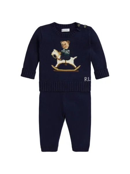 Koszulka polo dziecięca Polo Ralph Lauren niebieska