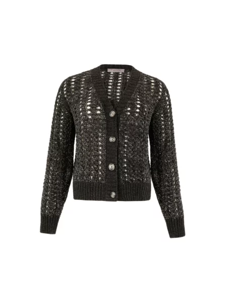 Kardigan D.exterior z kaszmiru czarny