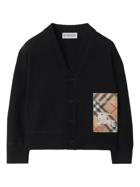 Kardigan dziecięcy Burberry czarny