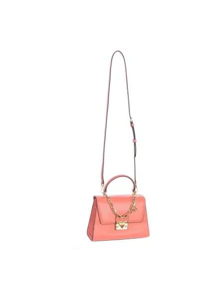 Torebka Michael Kors skórzana biznesowa czerwona