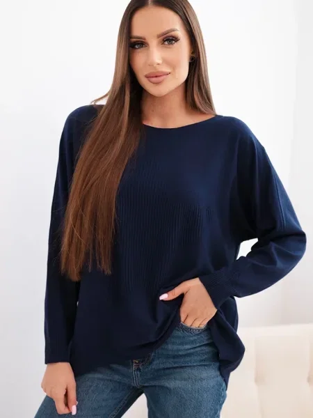 Pulover Kesi Włoski albastru