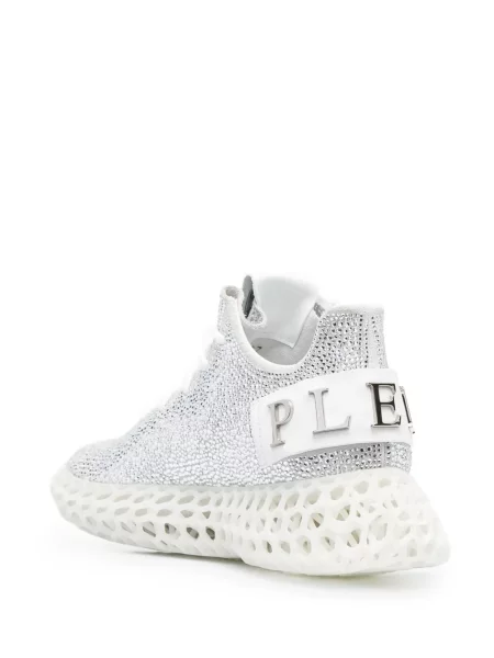 Sneakersy Philipp Plein srebrne
