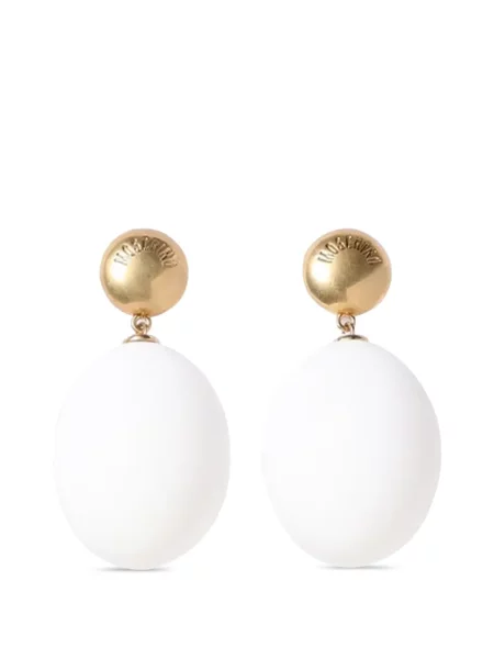 Cercei Moschino alb