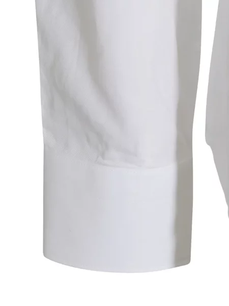 Lung cămașă Canali alb