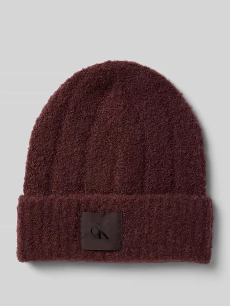 Calvin Klein Czapka braun bordowa