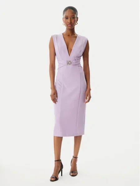 Rinascimento Sukienka koktajlowa fioletowy