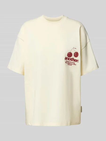 T-shirt o kroju oversized z okrągłym dekoltem Another Cotton Lab