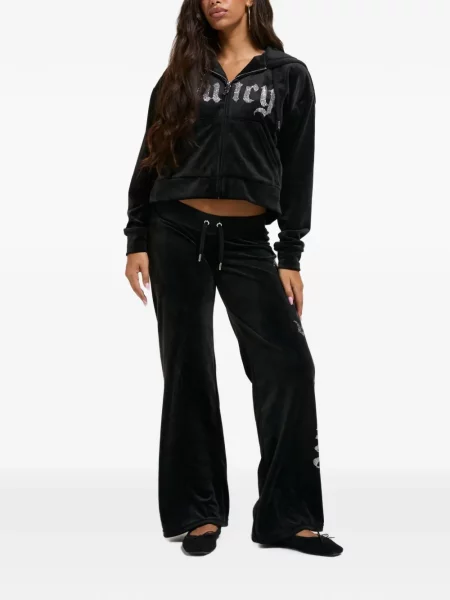 Decupat hanorac cu glugă Juicy Couture negru