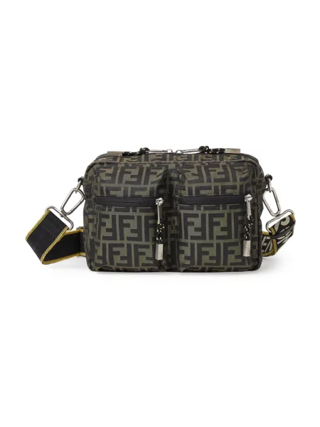 Torba crossbody Fendi brązowa