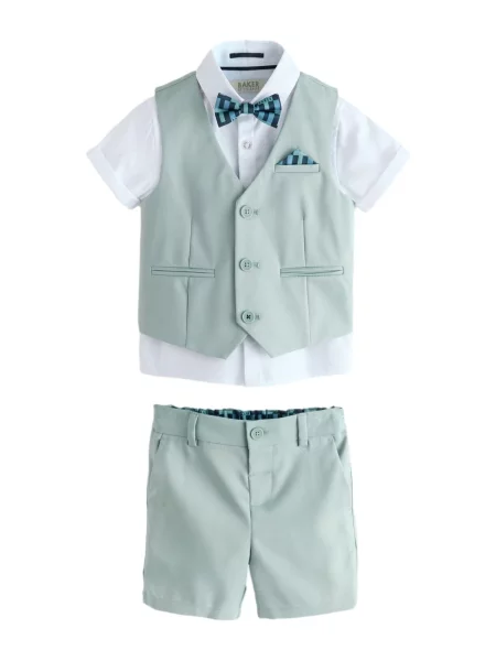 Palton copii Baker By Ted Baker alb