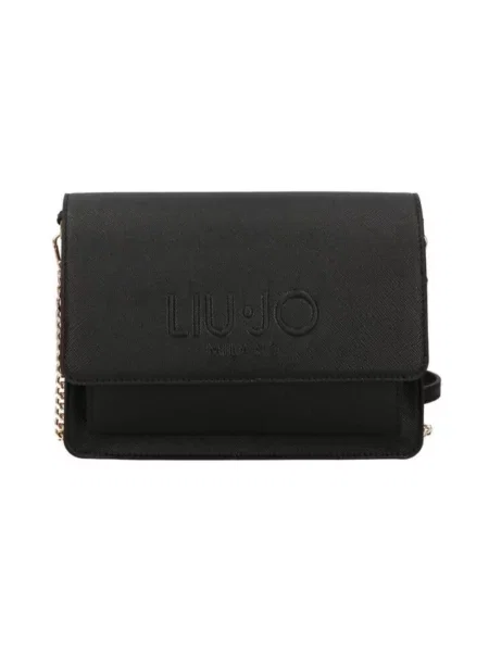 Torebka crossbody Liu Jo elegancka skórzana czarna