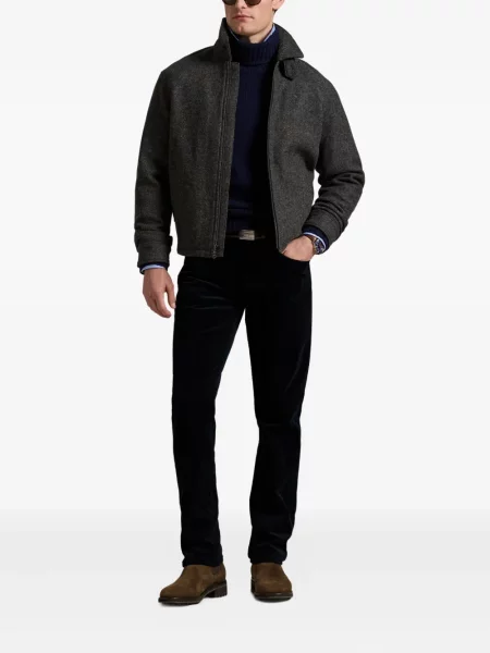 Μικρός κασκέτο Polo Ralph Lauren με χαμηλή μέση υφαίνω διαγωνίως πράσινο