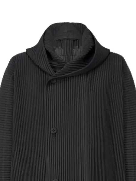 Palton Issey Miyake plisat negru