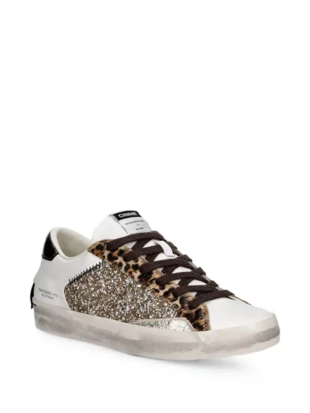 Viseltes hatású sneaker Crime London fehér