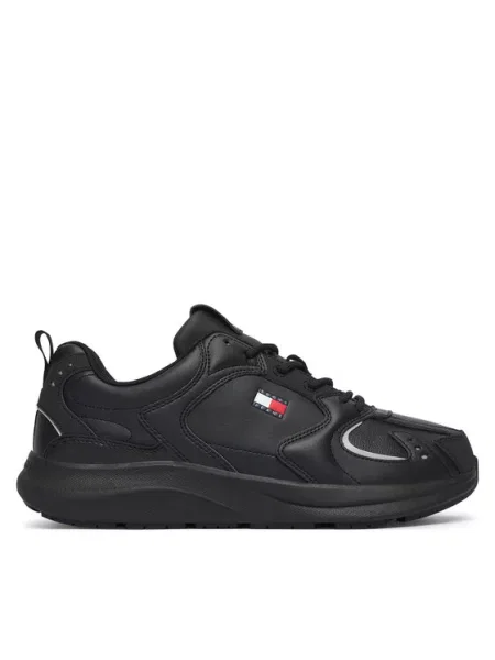 Tommy Jeans Sportcipők Tommy Jeans Lth Runner fekete