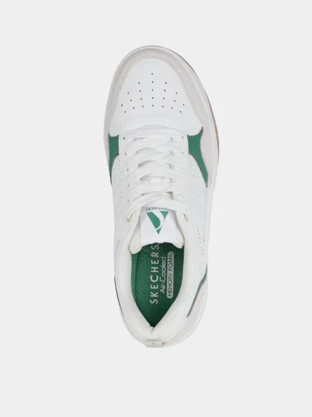 Кожаные кеды Skechers белые
