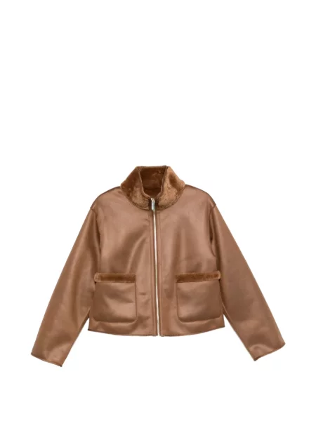 Reversibil geacă Pennyblack cu blană maro