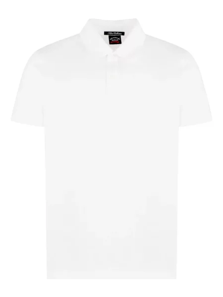 Tricou polo Paul & Shark alb