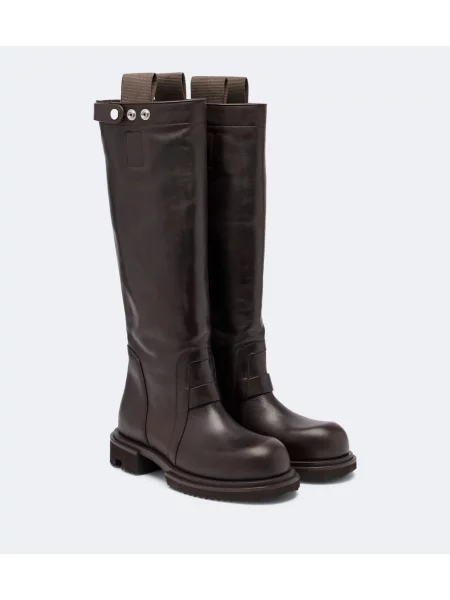 Kozaki Rick Owens skórzane brązowe