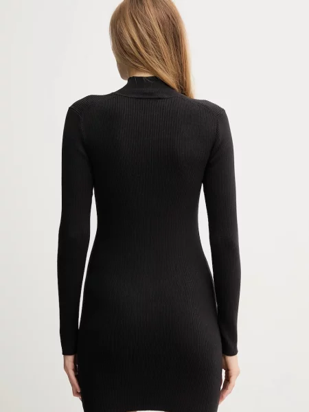 Šaty Calvin Klein Jeans mini přiléhavé černá
